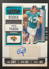 2023 Panini Contenders - Derek Parish #179 Jacksonville Jaguars - AUTO RC