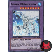 Yugioh Elementar-HELD Absolute Zero GENF-ENSE1 Super Rare Limited Edition NM