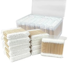 Pointed Tip Cotton Swabs 500 Count Double Pointed Cotton Buds Precision