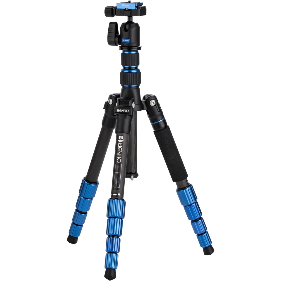 Benro FSL09CN00 Carbon Fiber Slim Travel Tripod Kit W/ Arca Ball Head - Image 3 of 4