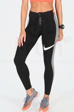 NIKE POWER ICON CLASH HYPER TIGHT TRAINING TIGHTS - Black Gray CJ3390 WOMEN M