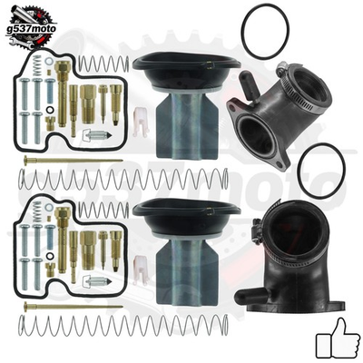 #ad #ad Carburetor Rebuild Kit For Kawasaki 02 13 Prairie Brute Force KVF650 KVF 650 US $60.07