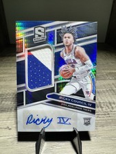 Ricky Council IV RPA 3/10 2023-24 Panini Spectra Rookie Patch Auto RC Sixers