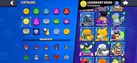 70K TROPHY/ 62 Max Brawler/50Hyper/ 100/100Brawler/7LEG/8Mithic/82 Epic/Starshel