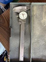 Starrett Dial Caliper w/Case No. 120 0-6" / .001" Hardened Stainless
