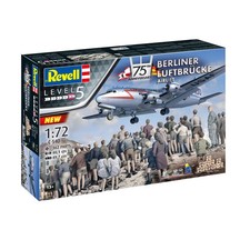 Geschenkset 75th Anniversary Berliner Luftbrücke, Revell Modellbausatz mit Basis