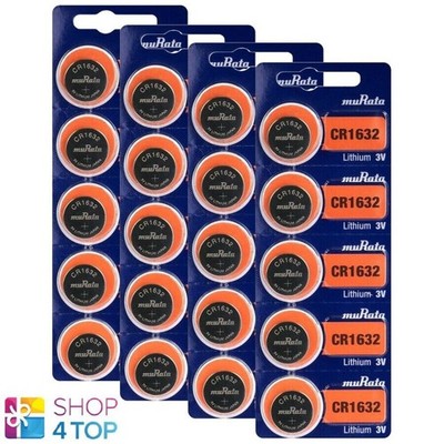 Lot De 5 Piles Bouton VARTA CR1632 Lithium 3V - 140 MAh, Date De Péremption 2032, Sans Mercure