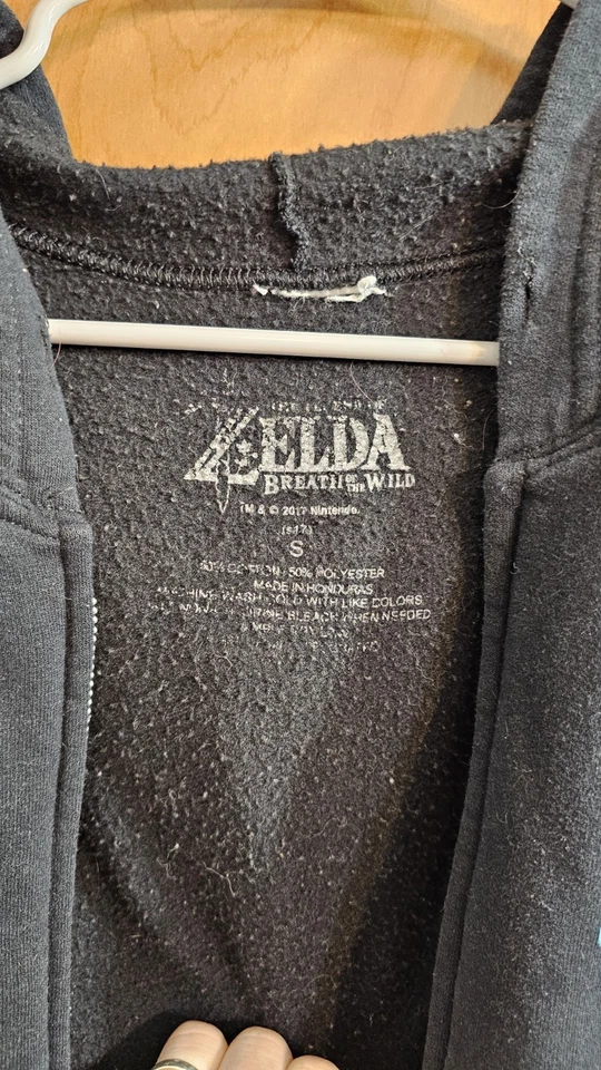 Nueva sudadera con capucha Zelda Breath Of The Wild Sheikah Eye Logo Foto 3 de 4