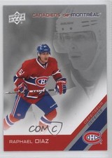 2011-12 Upper Deck McDonald's Montreal Canadiens Raphael Diaz #18 t3w