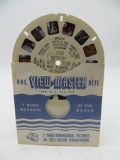 View-Master Reel 290, Desert Wild Flowers in Bloom, Hand Lettered, Single Reel