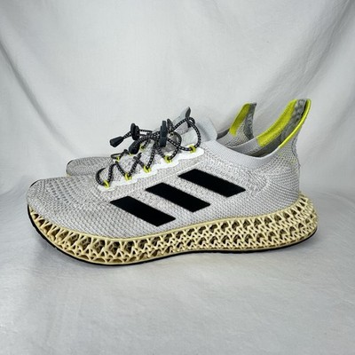 Adidas 4D Fwd Men's Halo Silver/Cloud White/Acid Yellow GY4933 Shoes Size 10.5
