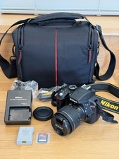 *Barely Used* Nikon D3300 DSLR Camera + AF-P 18-55mm VR Lens | 142 Shutter Count