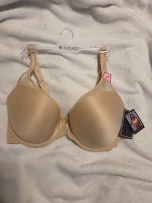 NWT Be Wicked Style 2215 Nude 36F Underwire Bra
