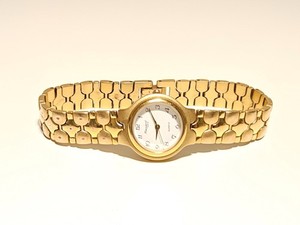 Authentic VINTAGE LUXURY GERMANY GOLD PLATED 22.5mm QUARTZ LADIES WATCH "REGENT "PARA