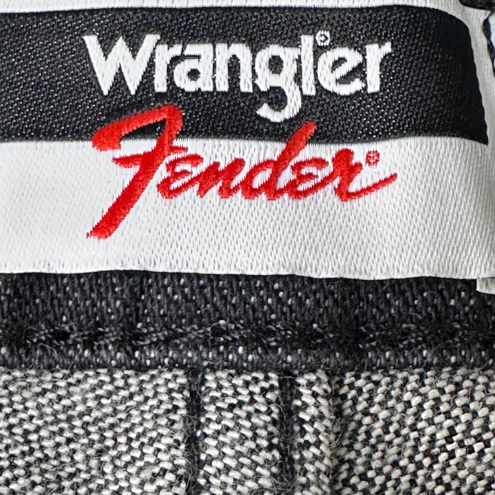 Wrangler x Fender Larston Slim Tapered Jeans Mens 29x30 Gray Black Denim NWT image 6