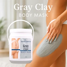 Clay Body Mask Detoxifying Purifying Professional Spa Treatment 2000g