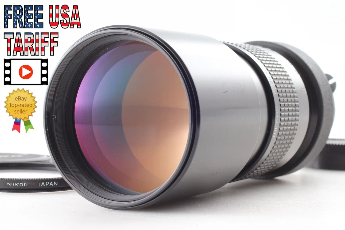 Nikonレンズ　1:4.5 f=300㎜　NIKKOR-P ニコン NIKKOR レンズ 300㎜ 1:4.5 Nikon Nikkor Lens 300mm F/1:45 MF