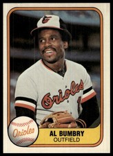 1981 Fleer #172 Al Bumbry NRMT+