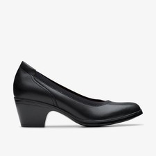 Clarks Originals Womens Emily2-Edyth Black 26184123
