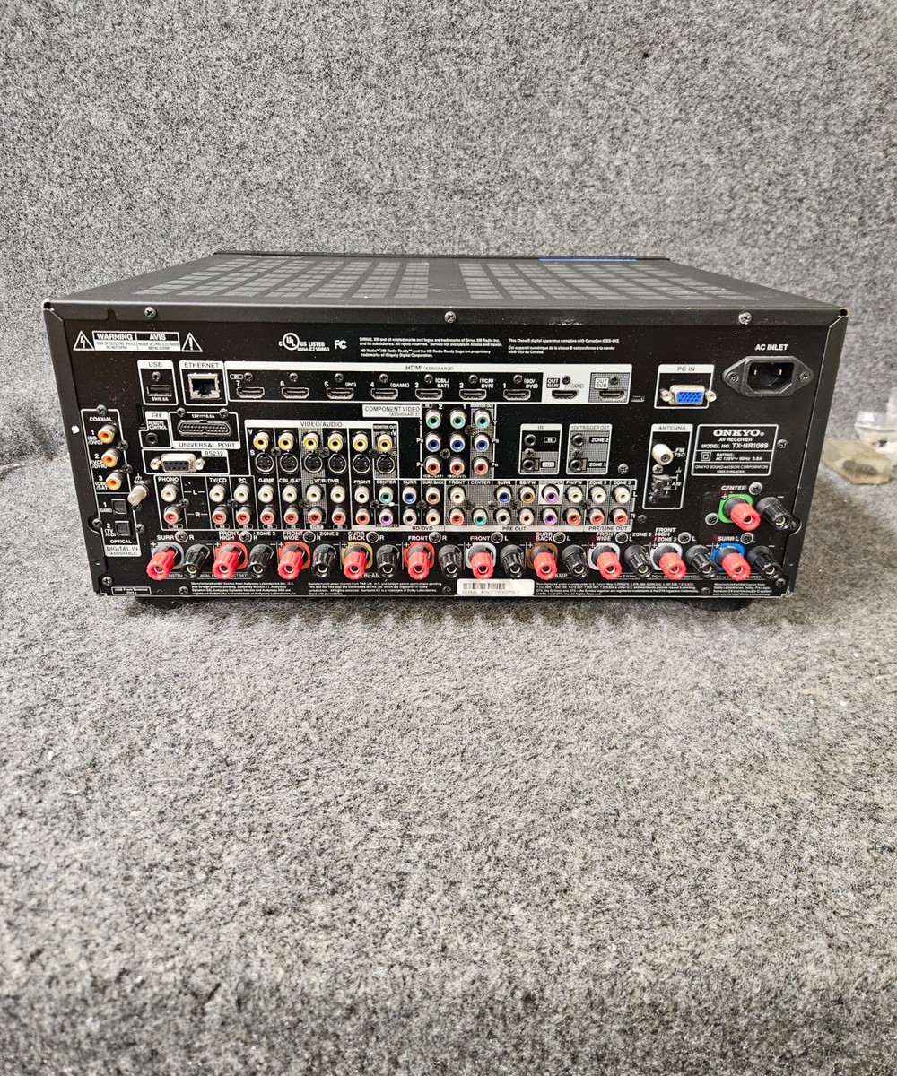 Onkyo TX-NR1009 9.2 Channel Video & Audio Receiver | eBay