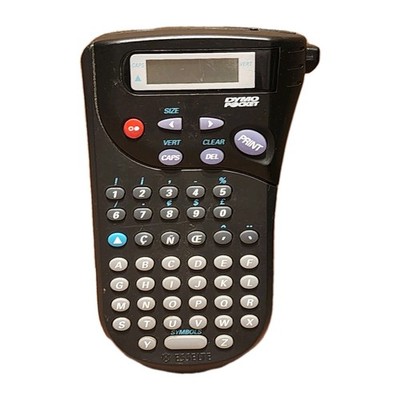 Esselte Dymo Pocket Electronic Label Maker Printer w/ Extra Tape Cassette 12mm