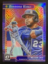 Nelson Cruz 2021 Donruss Optic Diamond Kings Red Dragon /110 Minnesota Twins #6