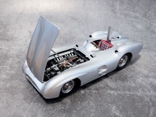 CMC 1:18 Mercedes-Benz W196R Streamliner Race Car Diecast Model Silver 1954 Rare