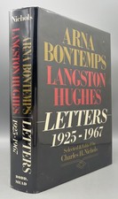 ARNA BONTEMPS - LANGSTON HUGHES LETTERS 1925-1967, ed. Charles H. Nichols - 1980