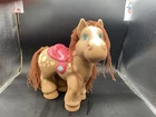 Vtg. 1992 Cabbage Patch Kids Crimp And Curl Pony Horse Hard plastic Green Eyes