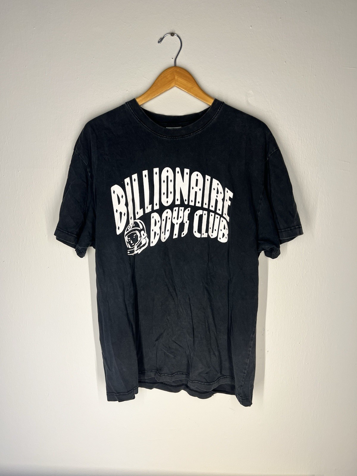 Y2K Designer Billionaire Boys Club T Shirt Medium Size XL Grey Black White BBC