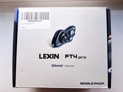 New Lexin FT4 Pro Bluetooth Intercom System UK