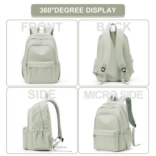 Zaino casual per laptop da donna uomo impermeabile leggero zaini borsa 15... - Foto 8 di 8