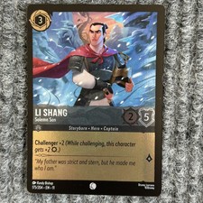 Disney Lorcana Winterspell Li Shang Solemn Son 175/204 Foil