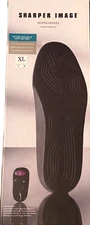 SHARPER IMAGE UNISEX HEATED INSOLES WIRELESS REMOTE CONTROL SZ XL