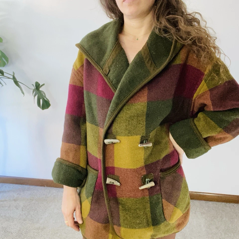 Chaqueta con Capucha Reversible Lana DE COLECCIÓN PETITE SOPHISTICATE LEER PARA DETALLES DE TALLA Foto 3 de 4