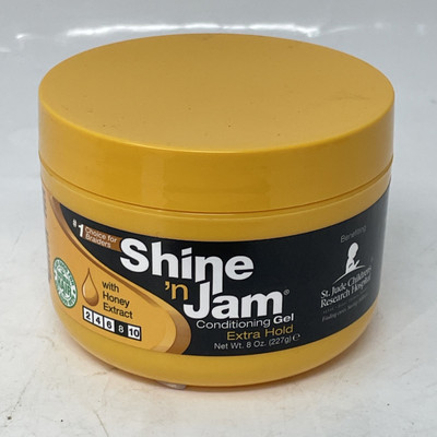 AMPRO SHINE 'N JAM CONDITIONING GEL EXTRA HOLD 8 FL OZ. Free Shipping