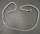 Trifari Signed Necklace Silver Tone 23” J8