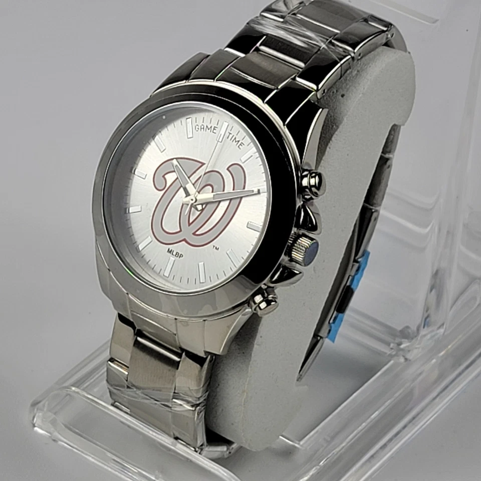 Washington Nationals MLB Game Time Watch, New In Box. Fresh Battery! - Image 2 of 4