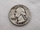 1943 S U.S. Washington Silver Quarter HT-29