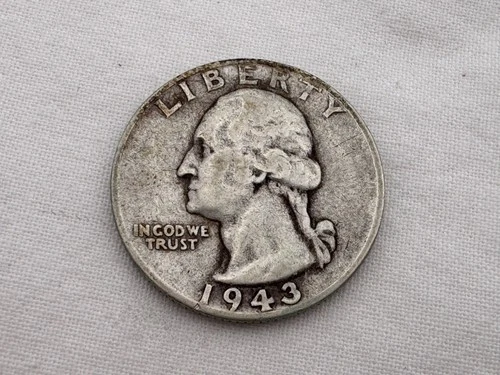 1943 S U.S. Washington Silver Quarter HT-29