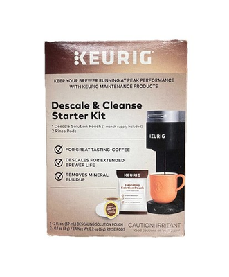 #ad Keurig Brewers Descale and Cleanse Starter Kit Two Pods amp; One Solution Pouch $12.00