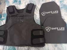 Safe Life Defense Plate Carrier 6XL w/10x12 Level IV ICW Level iiia Armor Plates