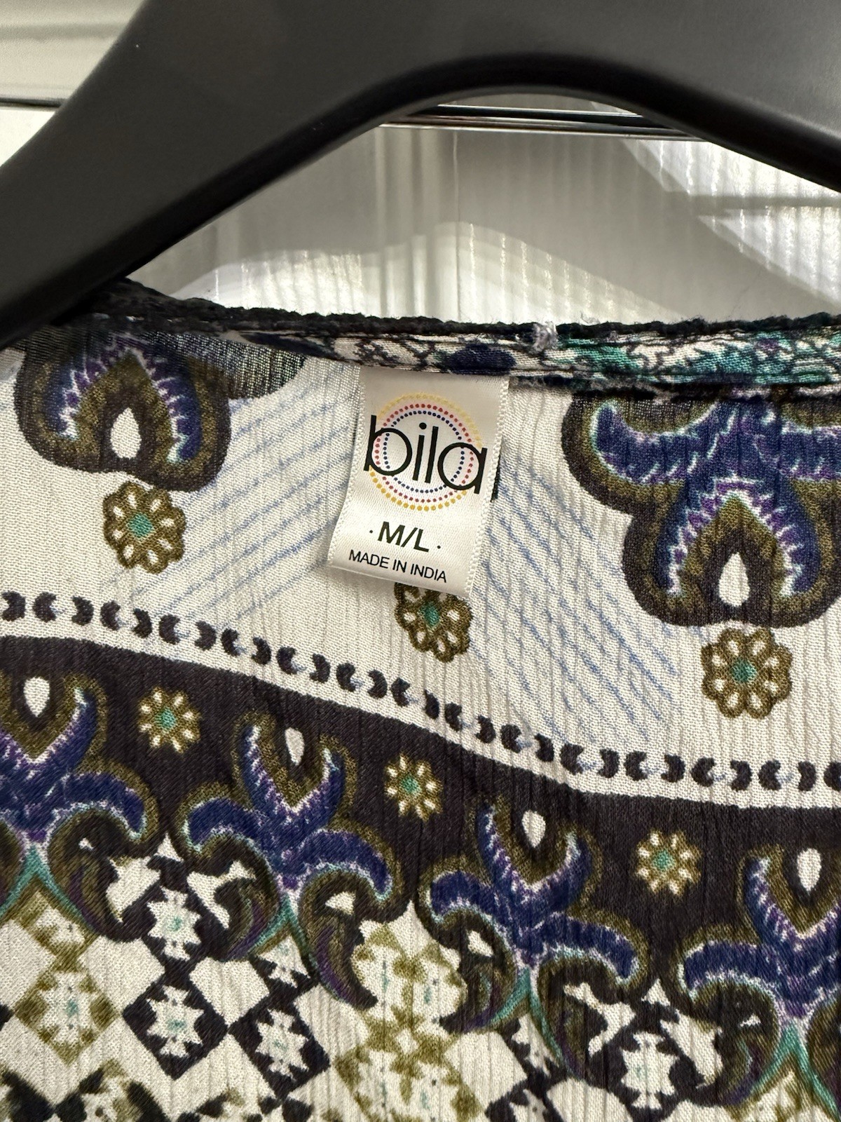 Bila Boho Patchwork Open Front Kimono Cardigan Wo… - image 3