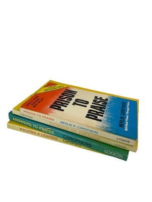 Merlin R. Carothers Religious Praise Power Walking Leaping 4 Book Lot Read