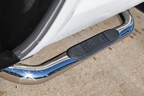 Dee Zee- 3" Cab Length Polished Round Side Steps Fits 99-18 Chevrolet DZ372523 - Picture 6 of 11