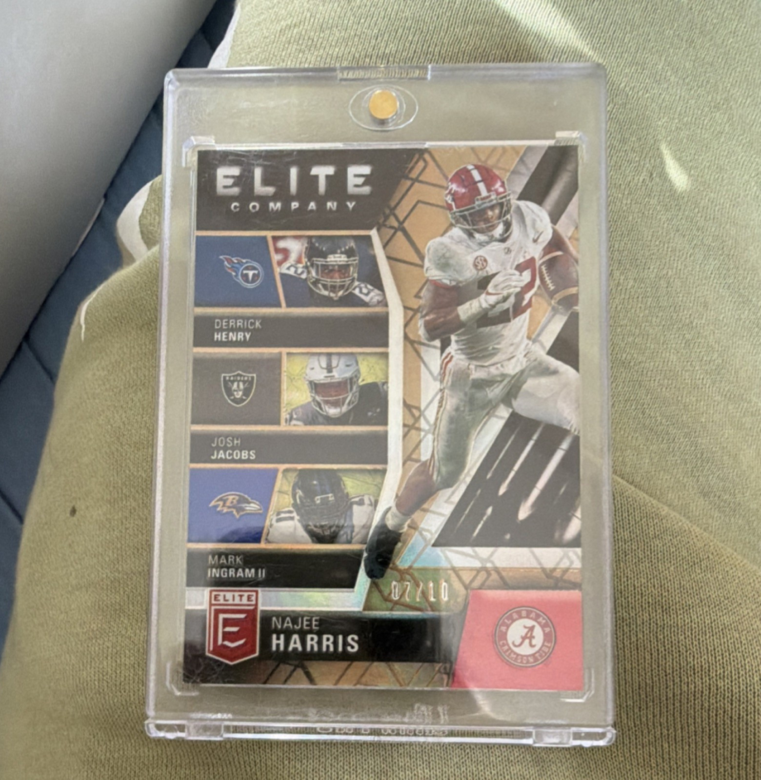 Panini 2021 Donruss Elite Company Insert Najee Harris #EC6 Serial Numbered