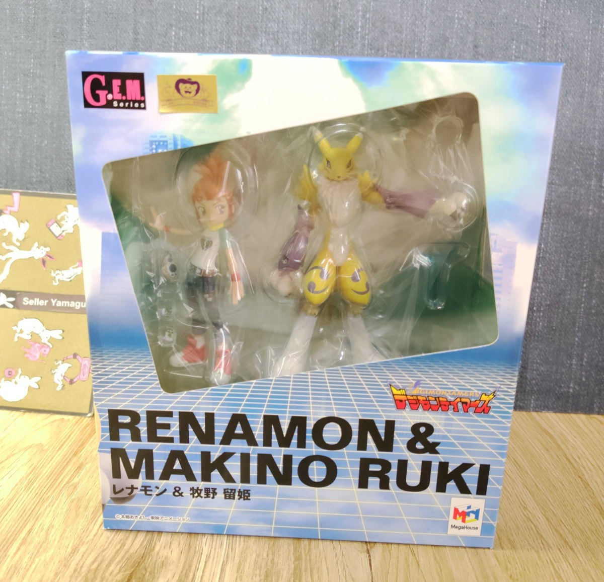 Tais Remans タイス レマンス　人形 G.E.M.Series Digimon Tamers Renamon & Ruki Makino Figure 130mm