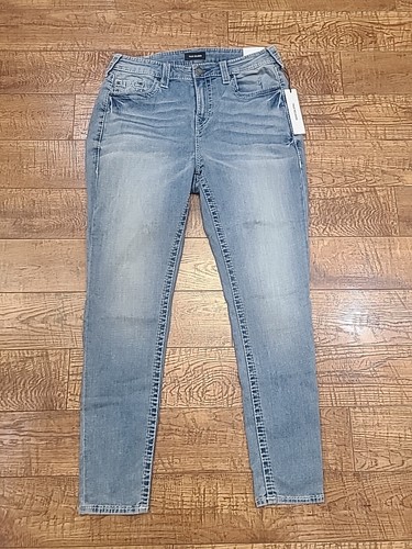 True Religion Damen Größe 36 W Jennie Curvy Mid Rise Skinny Jeans True Chronicles