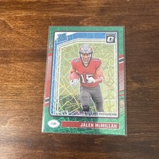 2024 Donruss Optic Jalen McMillan Rated Rookie RC Green Velocity Prizm Holo SP