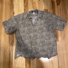 Hawaiian Cooke Street Button Down Mens Shirt size XL 100 Cotton